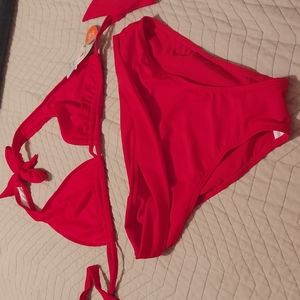Little Red bikini NWT